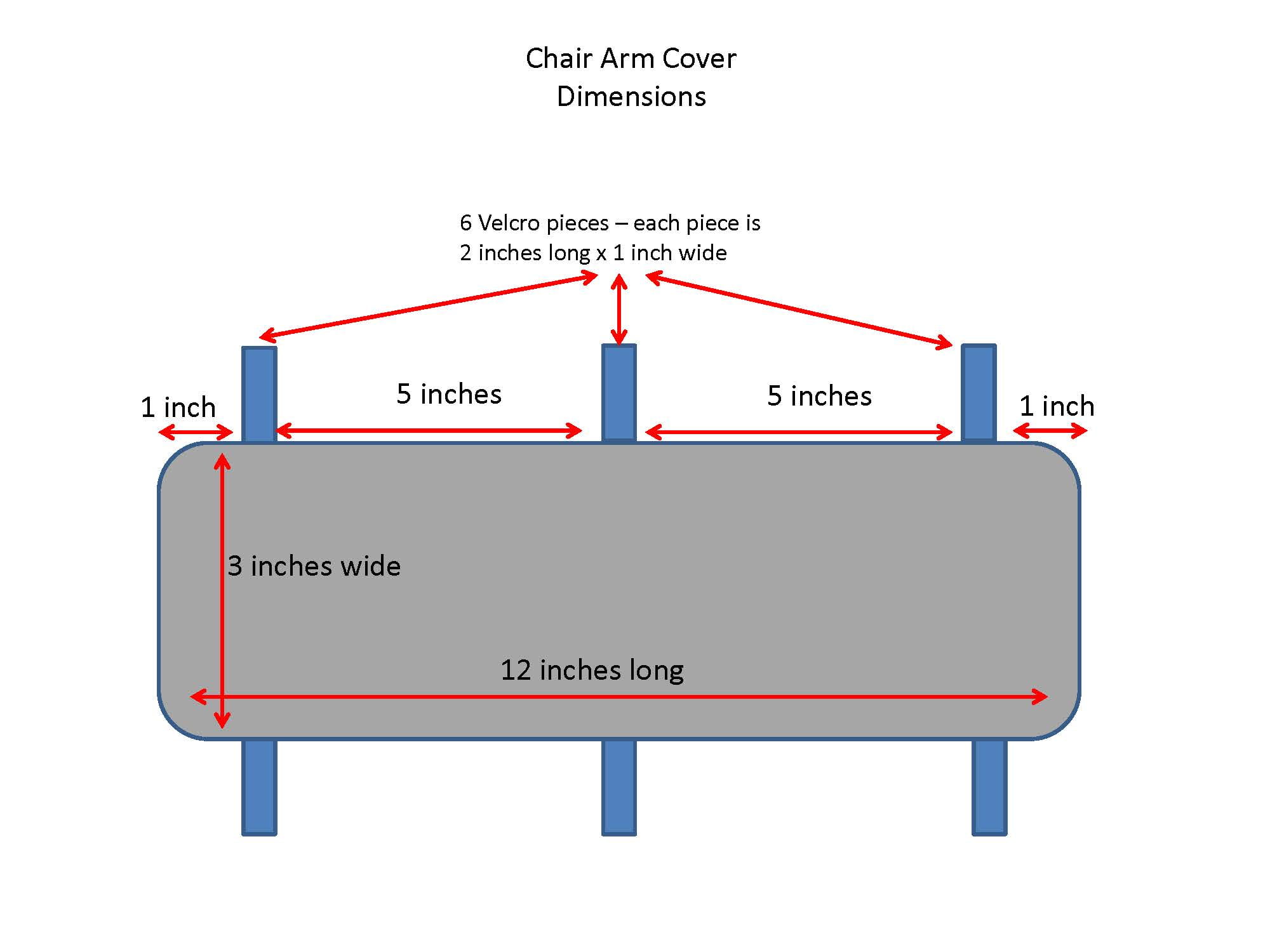 Chair Arm Cover - Flamingos (2) covers